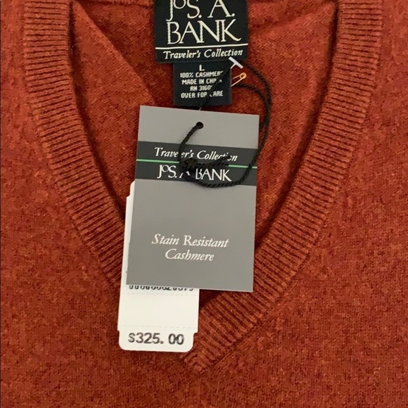 NWT Jos A Bank Cashmere Sweater - Picture 2 of 2